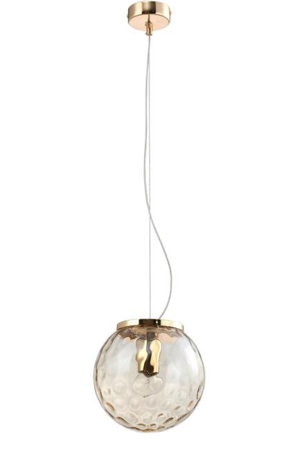 MAYO SP1 D200 GOLD/AMBER Светильник подвесной Crystal Lux Mayo MAYO SP1 D200 GOLD/AMBER