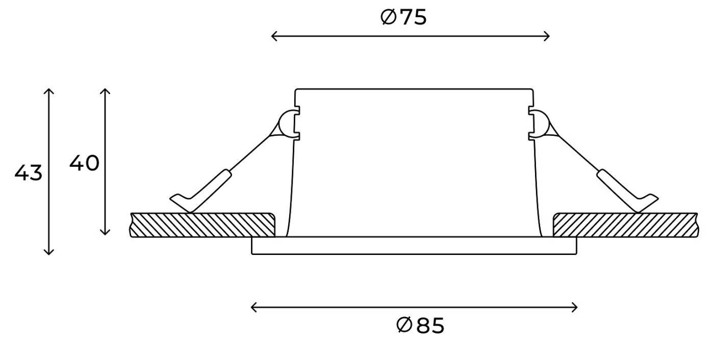 HSBL_0178 Встраиваемый светильник Hesby Lighting Nova HSBL_0178