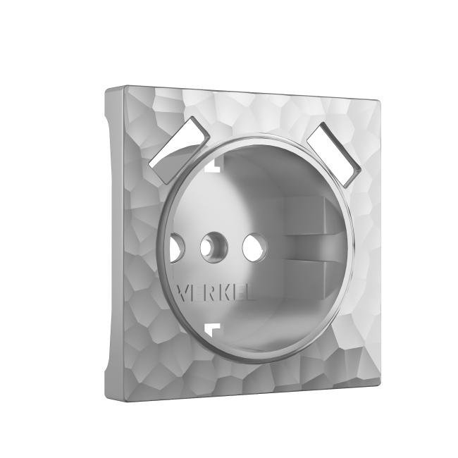 W1279506/ Накладка для розетки USB (hammer серебряный) Накладка на механизм Werkel W1279506/ Накладка для розетки USB (hammer серебряный)
