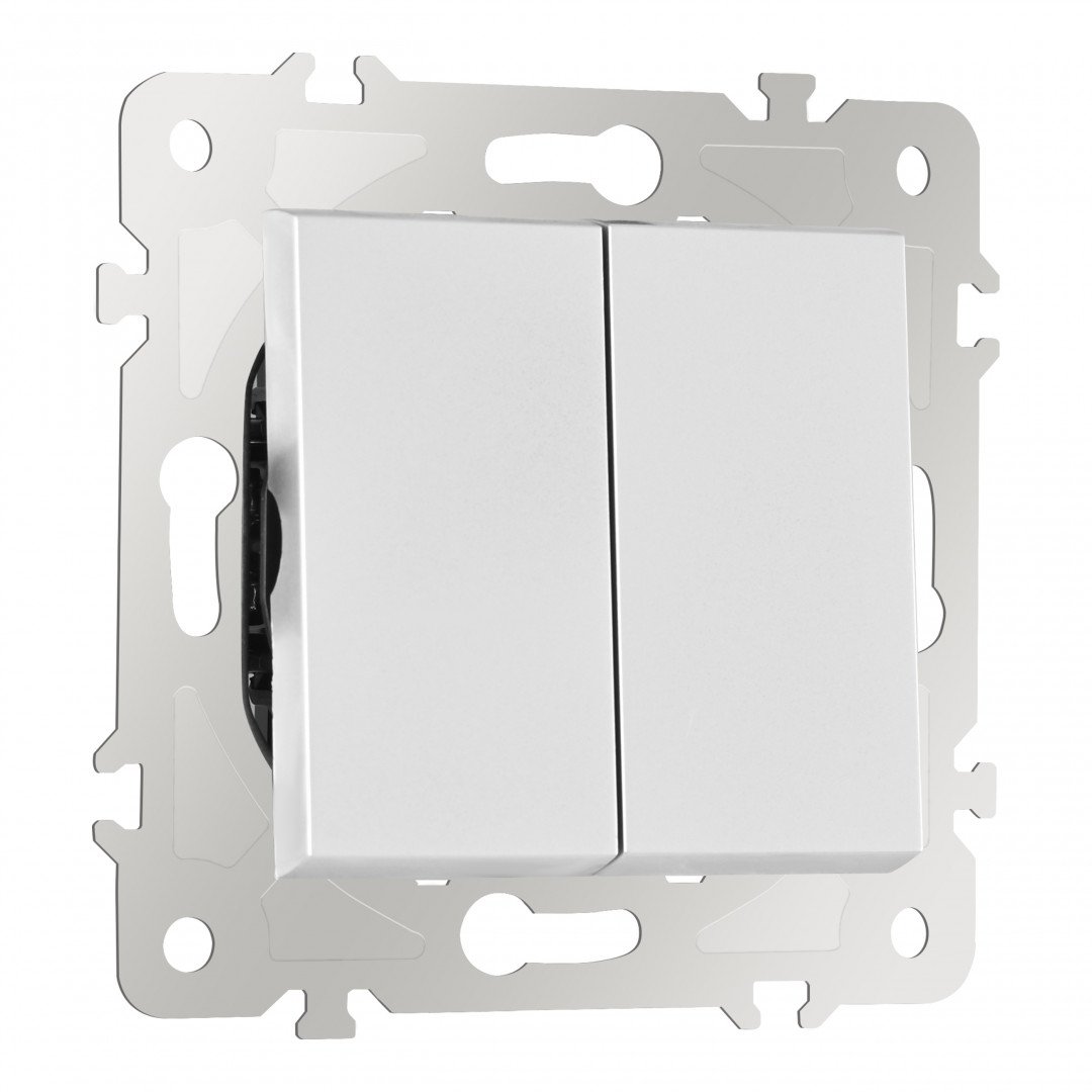 203.32-2.silver Выключатель Arte Milano Am-203 203.32-2.silver