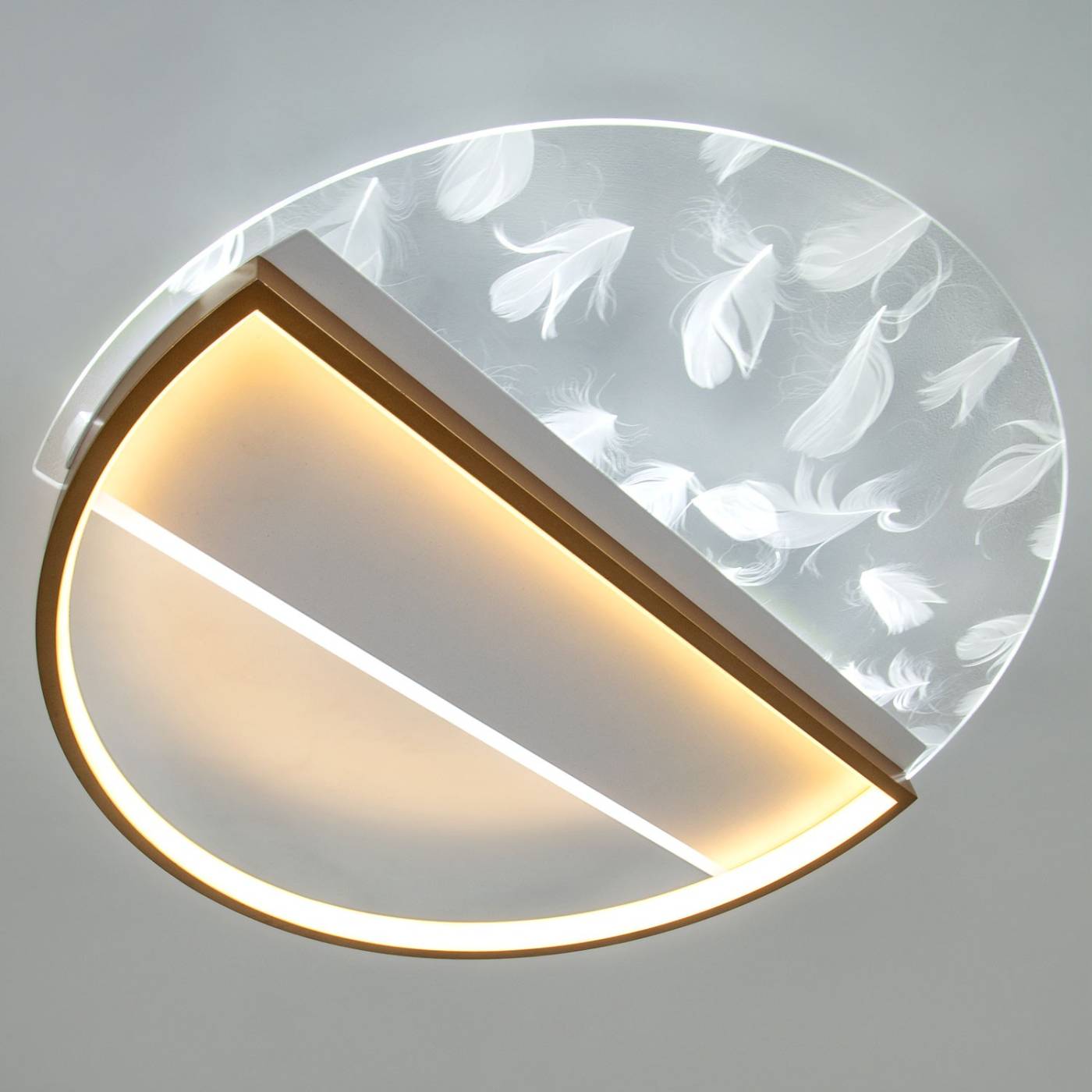L1043-500 GD Потолочная люстра L LED4U L1043-500 GD