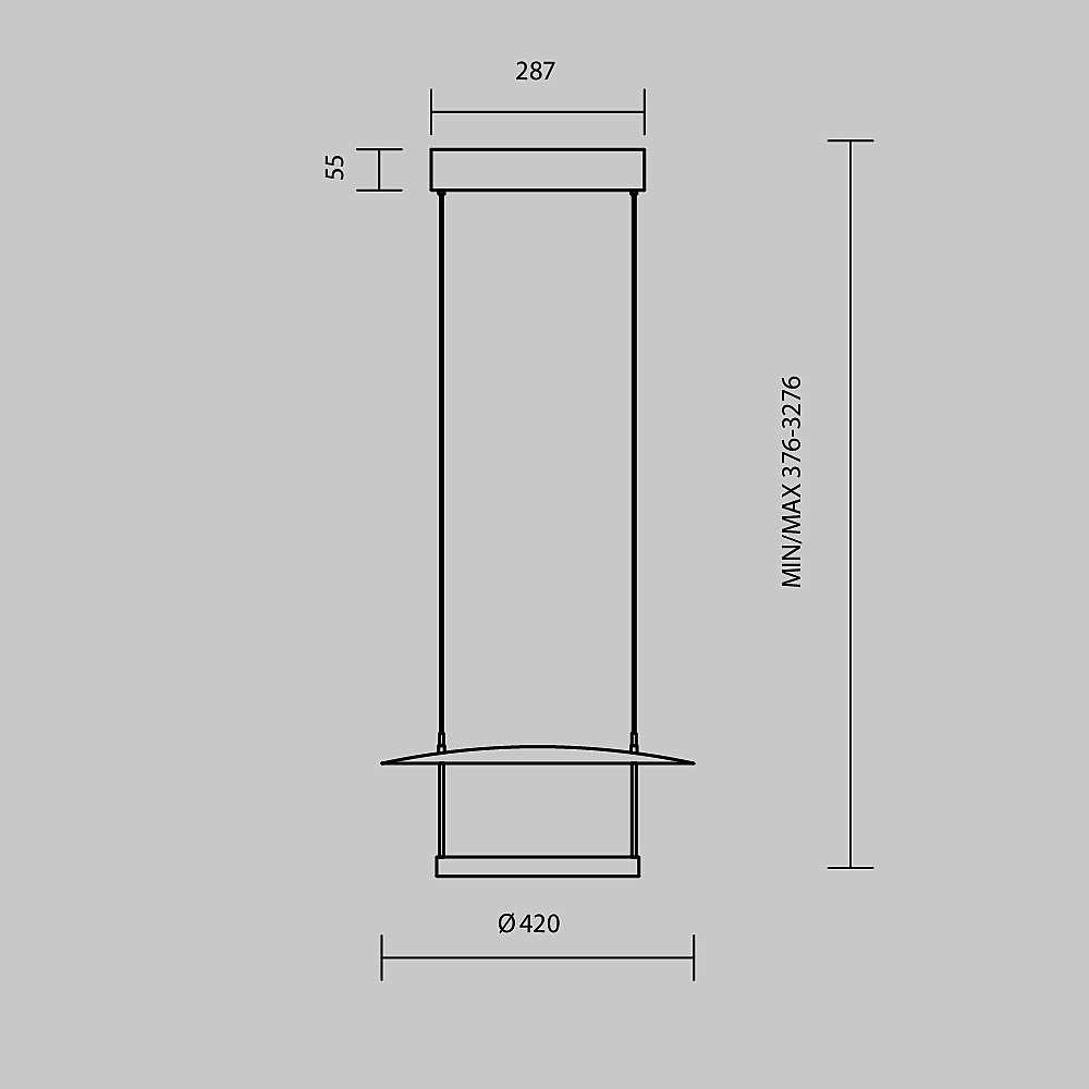 Светильник подвесной Maytoni Ambience MOD280PL-L23B3K1