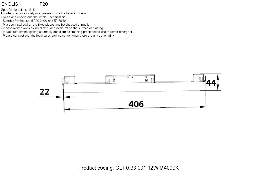 Трековый светильник Crystal Lux Space CLT 0.33 001 12W WH M4000K