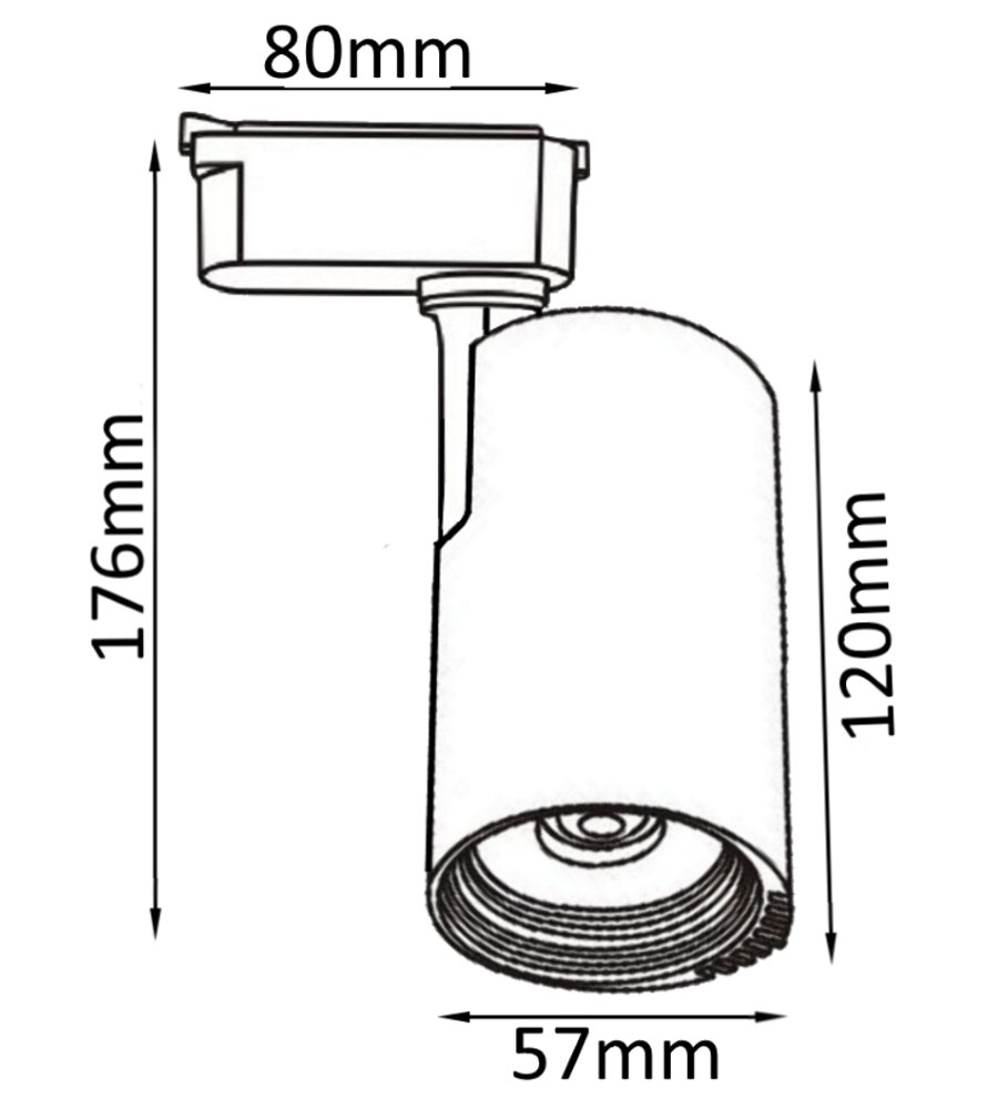 CLT 0.31 007 10W WH Трековый светильник Crystal Lux Clt 0.11 CLT 0.31 007 10W WH