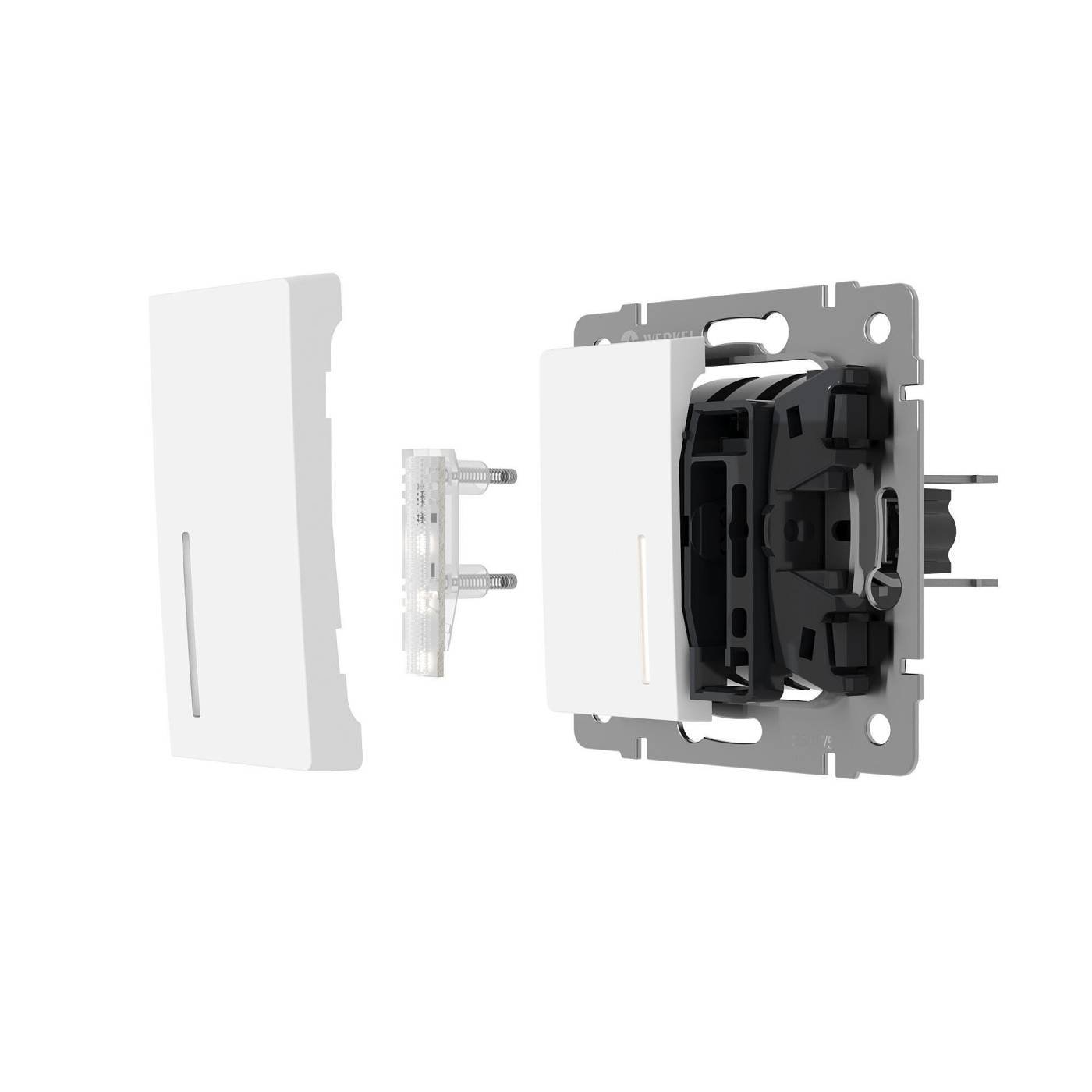 W8020101/ Блок LED подсветки для выключателя 10 шт. (белый) Блок LED подсветки для выключателя Werkel Блок подсветки белый W8020101/ Блок LED подсветки для выключателя 10 шт. (белый)