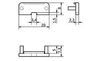 Заглушка для профиля Arlight Top 021787