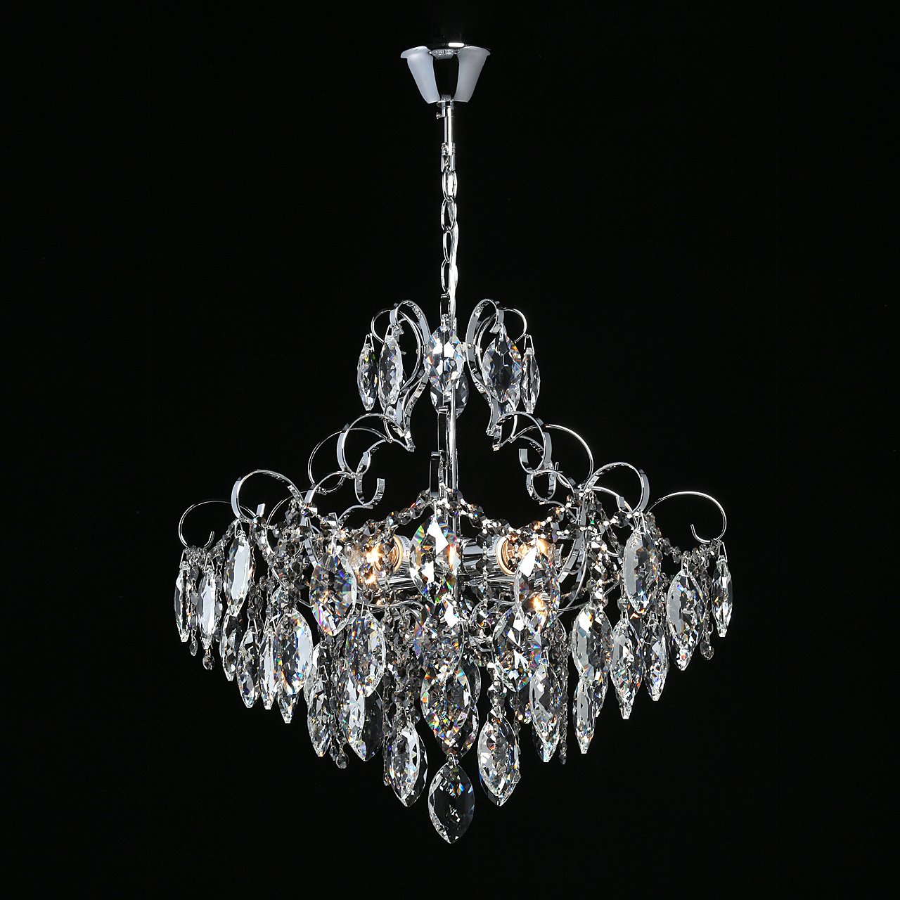 Подвесная хрустальная люстра Бриз De Markt 111010704