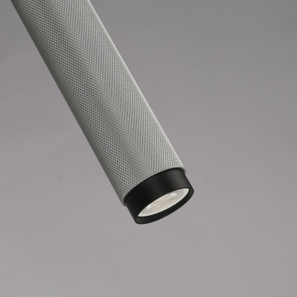 Светильник подвесной ILedex Delta 2366-1 BK+SL