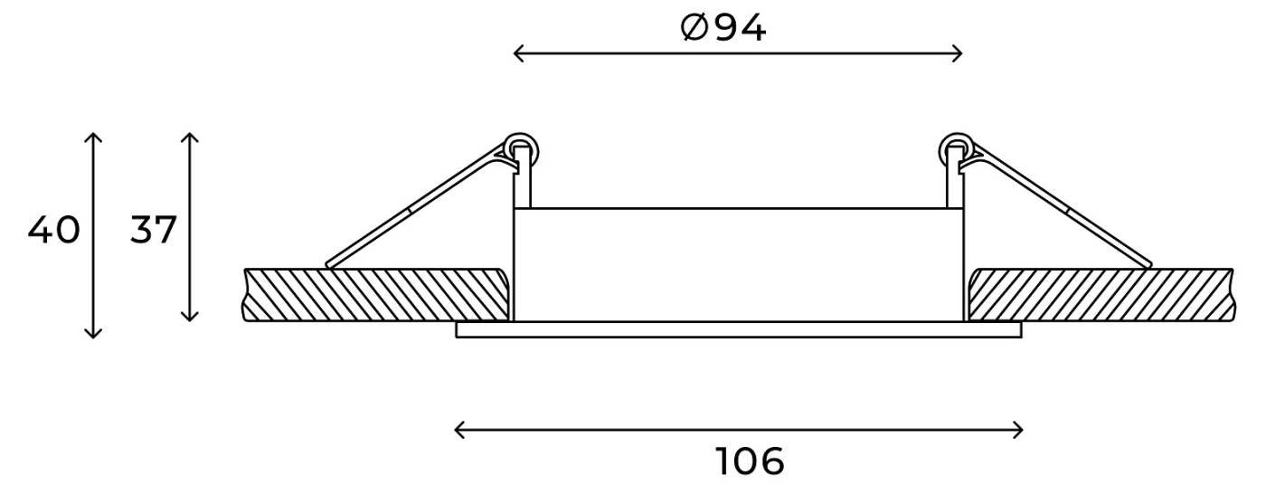 HSBL_0230 Встраиваемый светильник CORE Hesby Lighting HSBL_0230