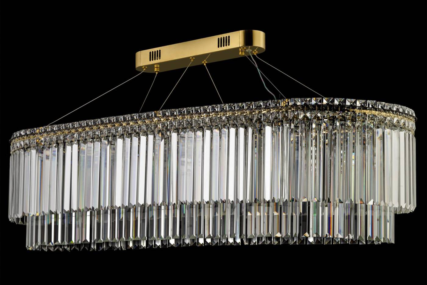 Подвесная люстра Arti Lampadari Ovindoli Nickel Ovindoli L 1.5.120x40.101 G