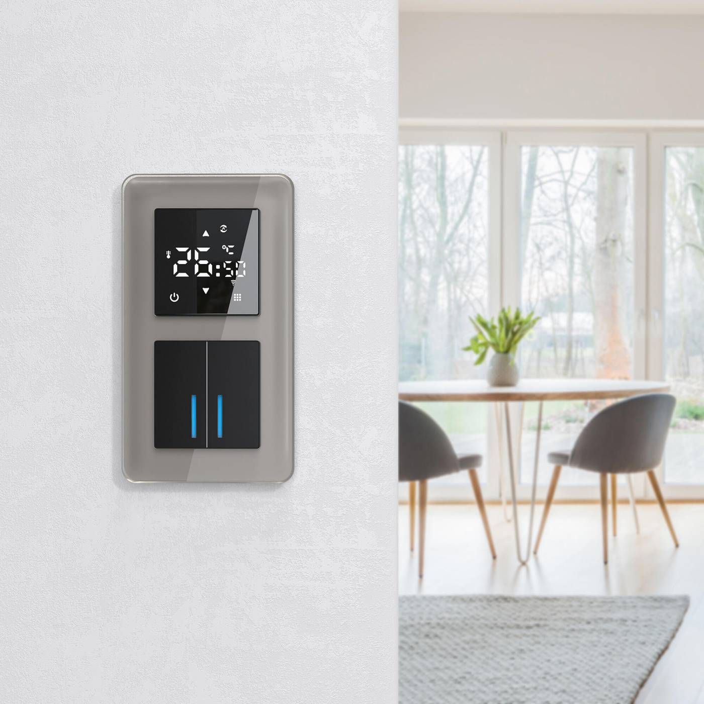 W0022417/ Рамка на 2 поста Elite (дымчатый, стекло) Рамка Werkel Elite дымчатый W0022417/ Рамка на 2 поста Elite (дымчатый, стекло)