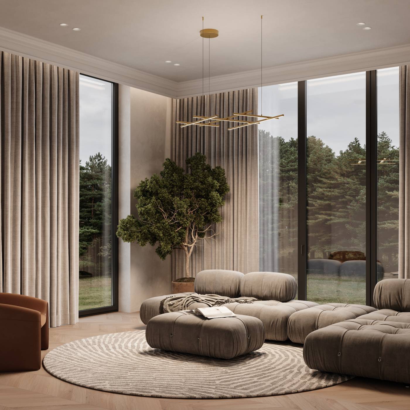 MOD278PL-L86G3K Светильник подвесной Maytoni Radiance MOD278PL-L86G3K