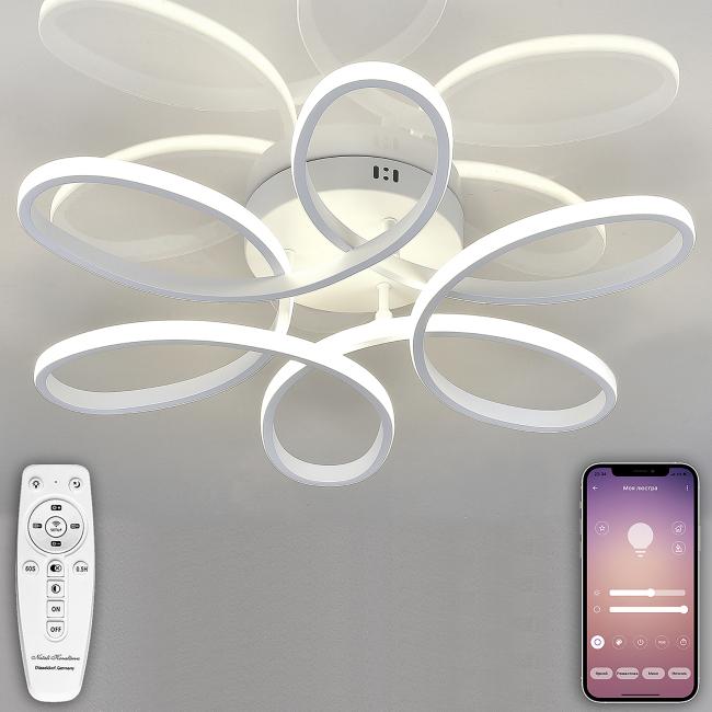 Потолочная люстра Natali Kovaltseva Cobra LED LAMPS 81121/6C