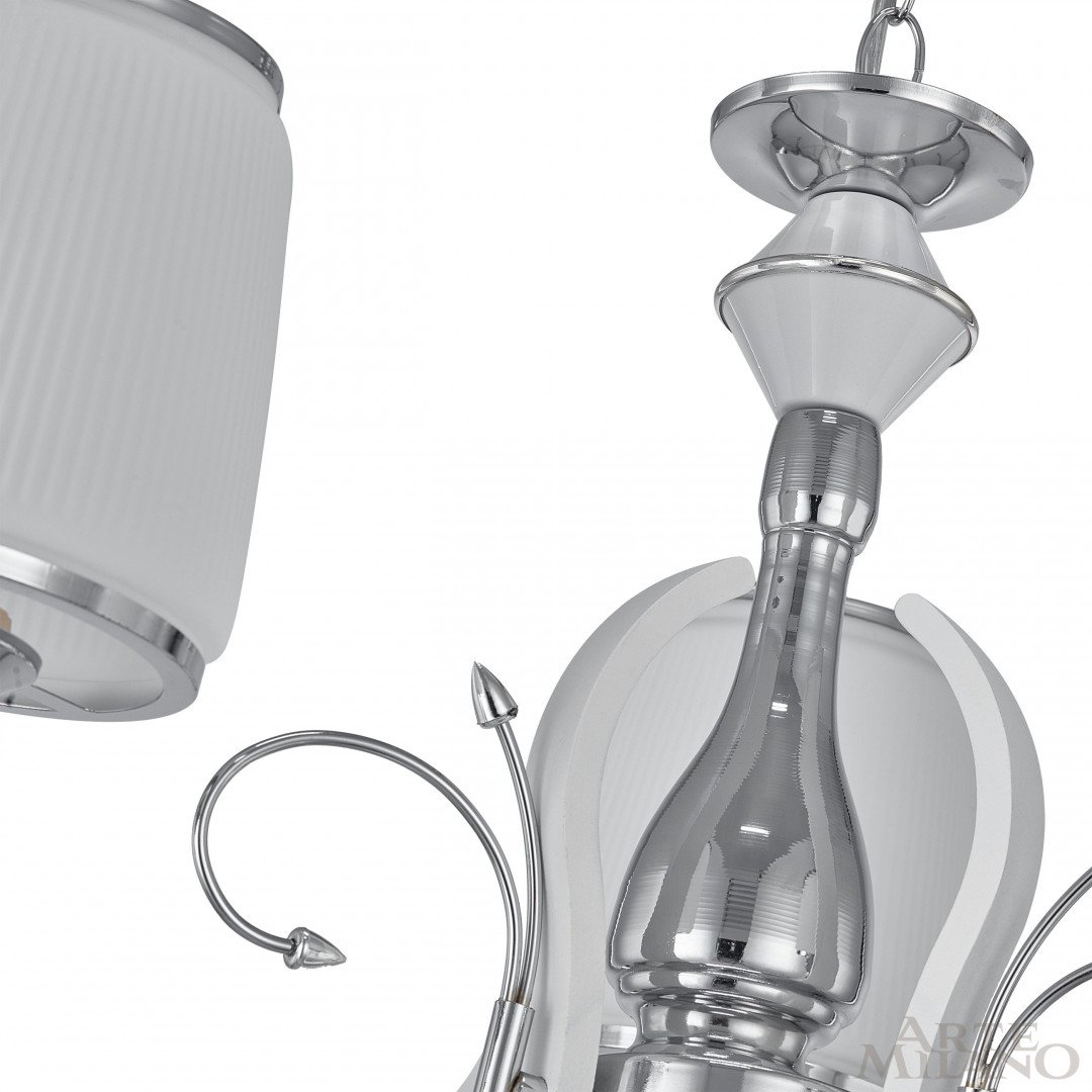 309247/3 Wh/Ni Подвесная люстра Arte Milano Florentia-9247 309247/3 Wh/Ni