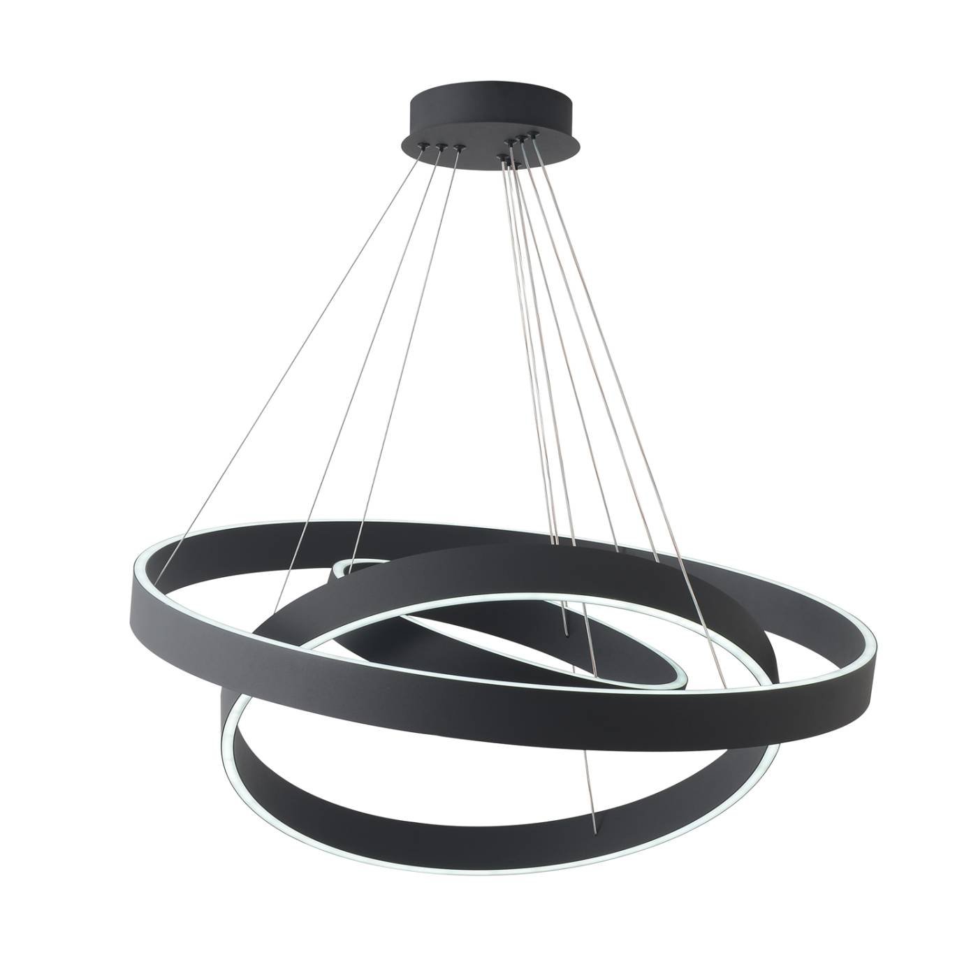 TRON SP158W LED BLACK Подвесная люстра Crystal Lux Tron TRON SP158W LED BLACK