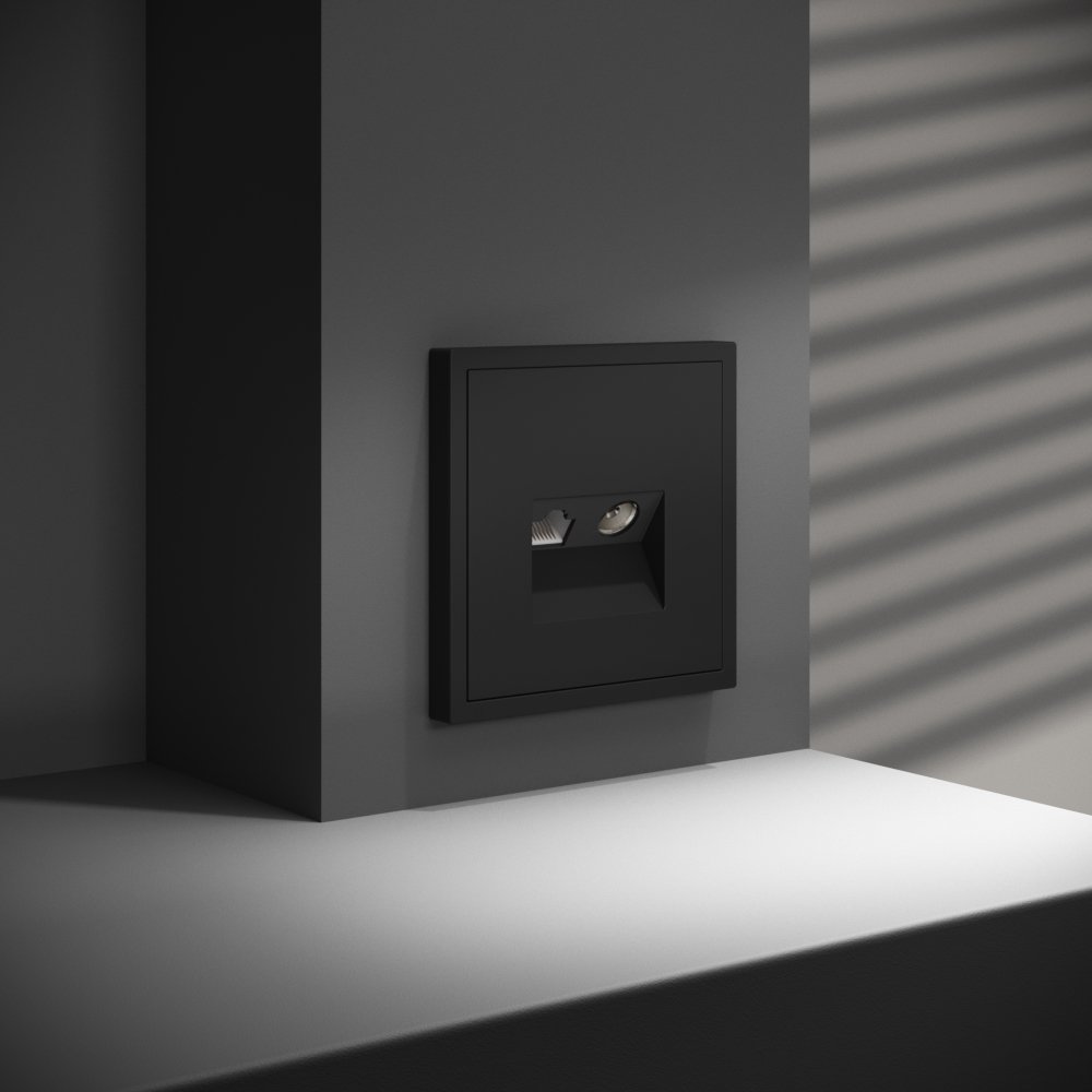 VLS060708 Розетка телевизионная Voltum S70 VLS060708