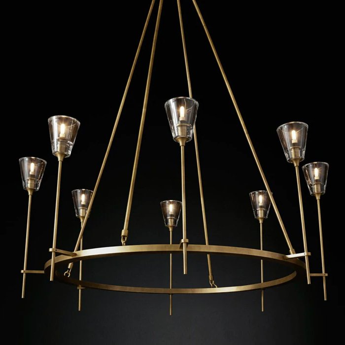 8614P/8 gold Подвесная люстра Delight Collection Torche De Verre 8614P/8 gold