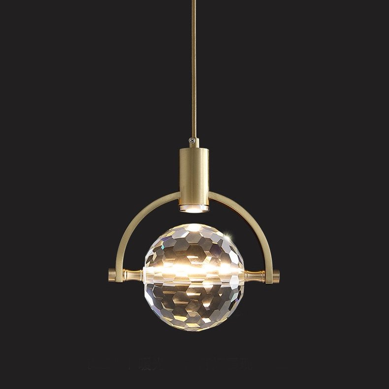 2121P/A brass/clear Светильник подвесной Delight Collection 2121 2121P/A brass/clear