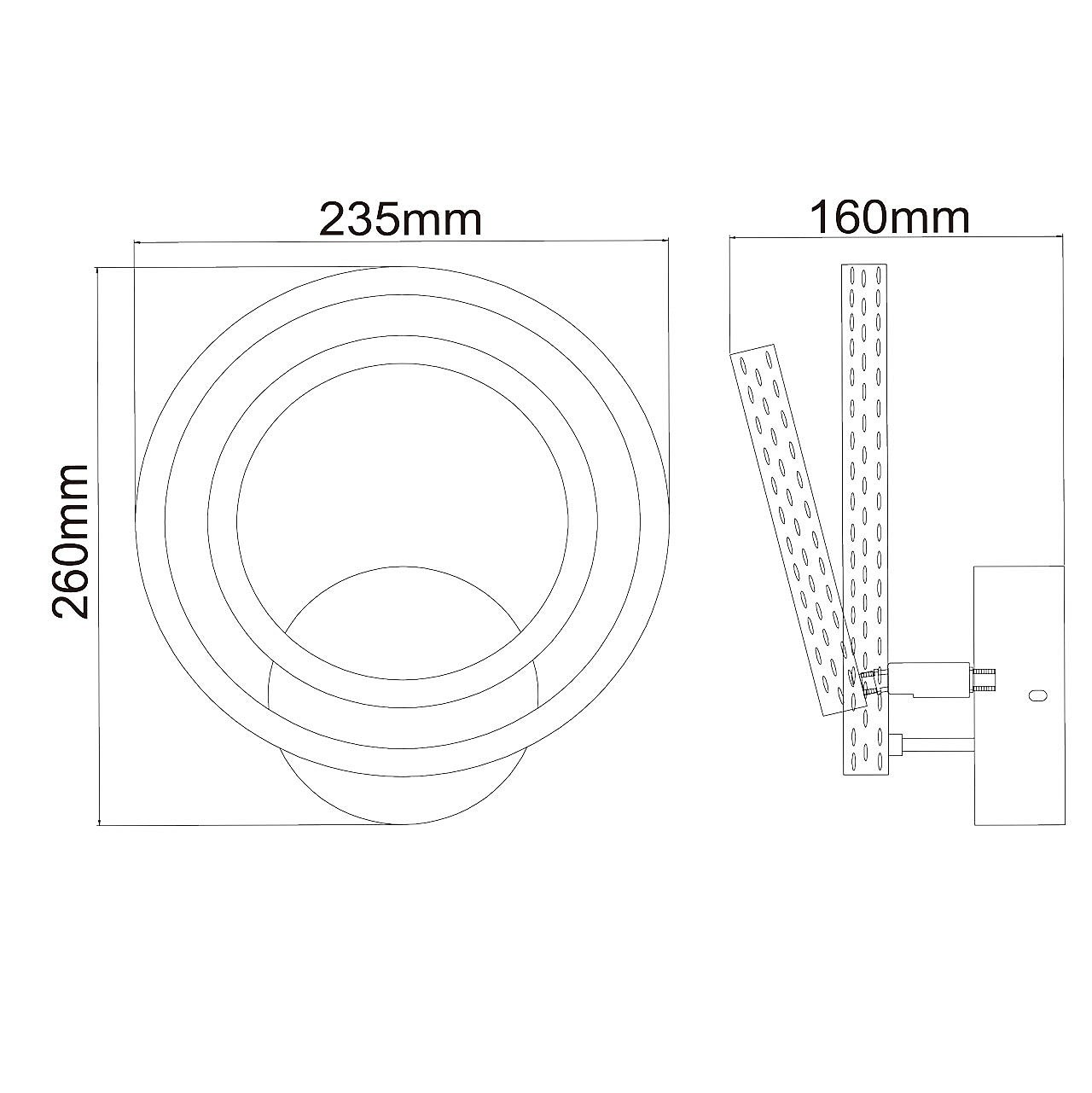 Настенное LED бра De Markt Аурих 496029202