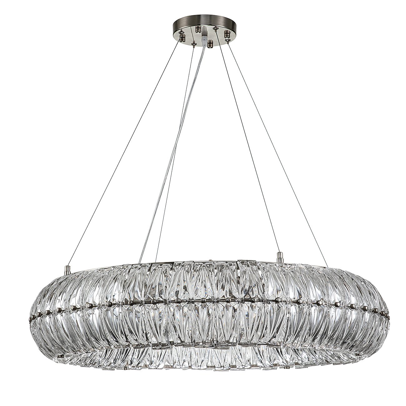 V000301 Подвесная люстра Indigo Finezza 12023/10P Nickel V000301