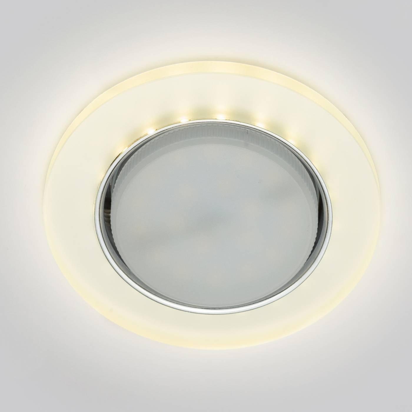 Встраиваемый светильник Fametto Luciole DLS-L158 GX53 CHROME/MATT CLEAR