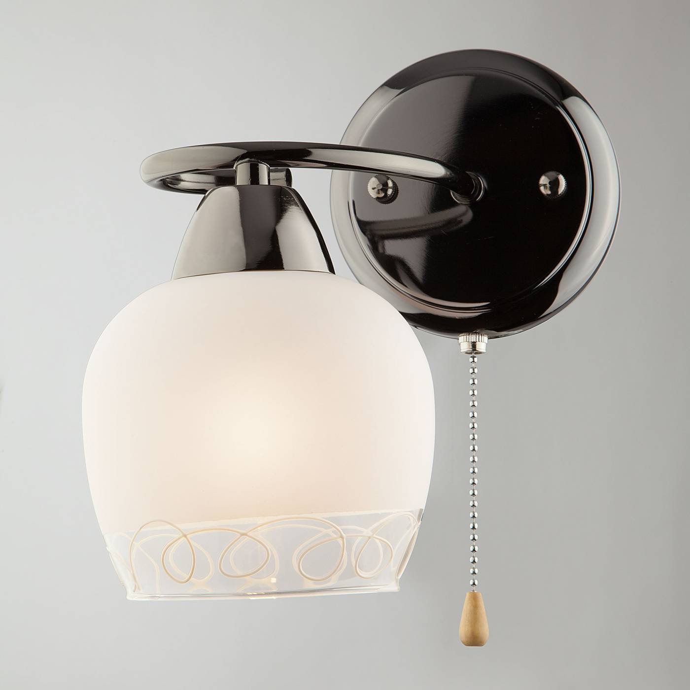 Настенное бра Eurosvet 70032 70032/1 чёрный жемчуг