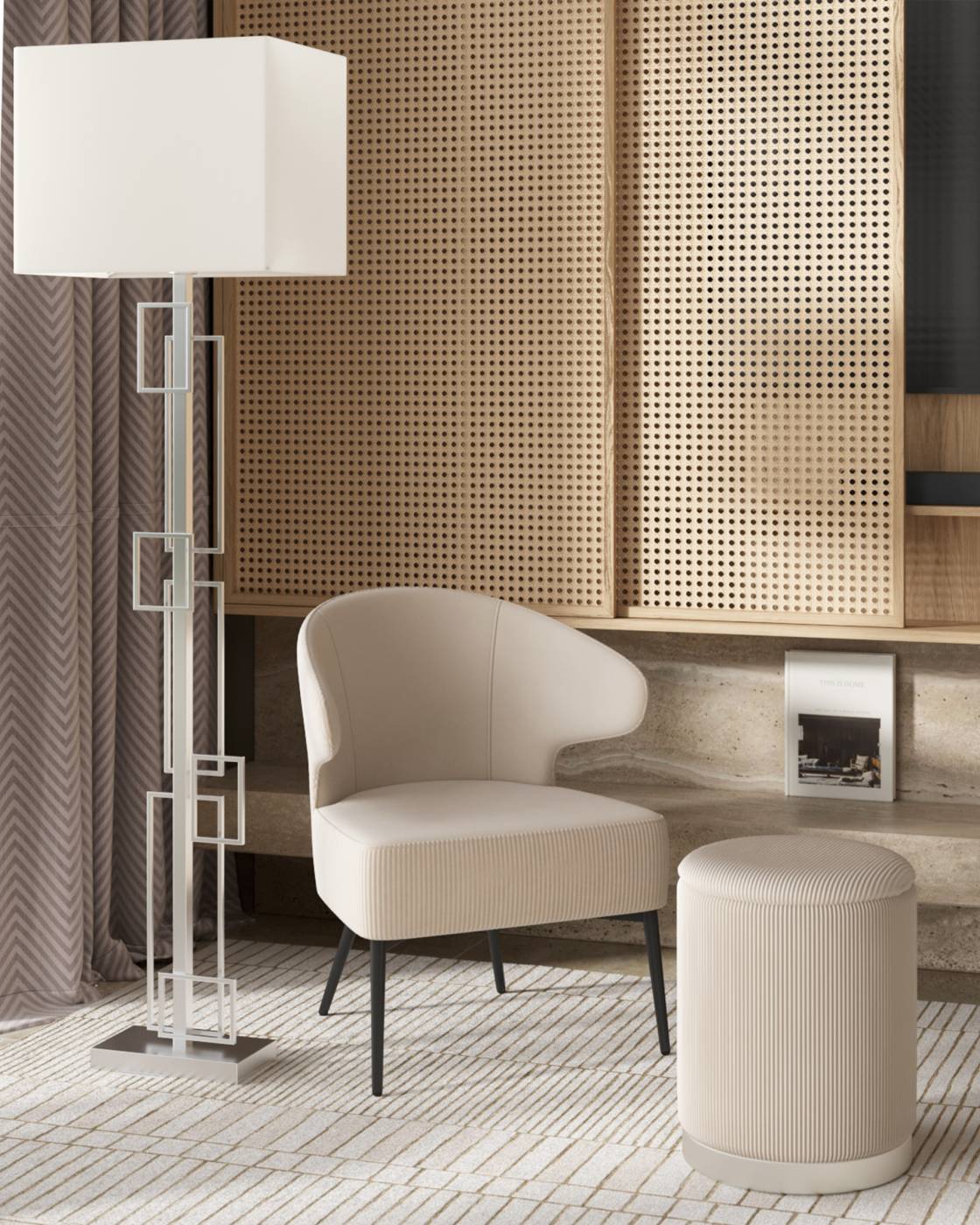 19A205CG-2 Пуфик Stool Group Эмили 19A205CG-2