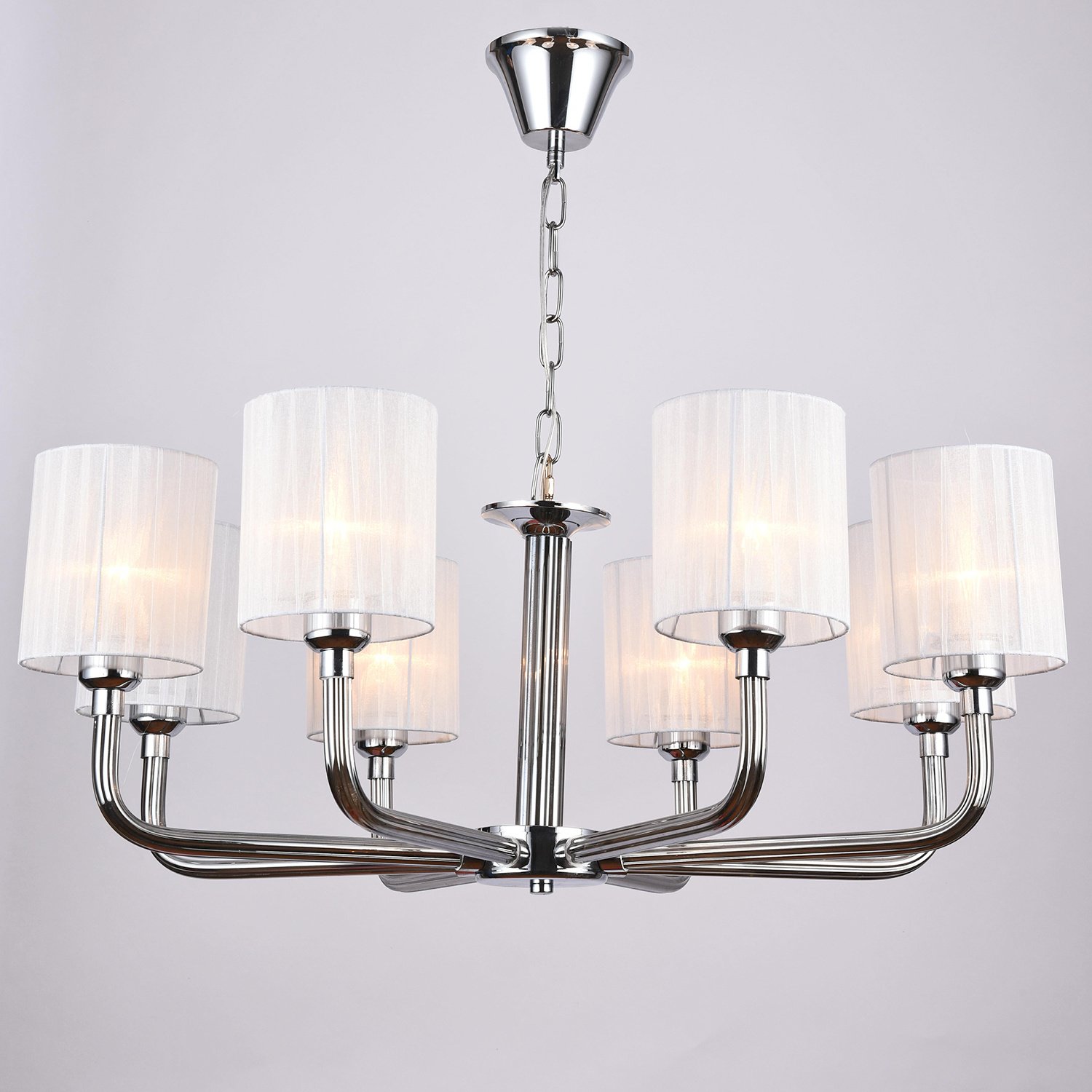 IL1256-8PPA-29 CR Romei Подвесная люстра ILLUMICO IL1256-8PPA-29 CR Romei