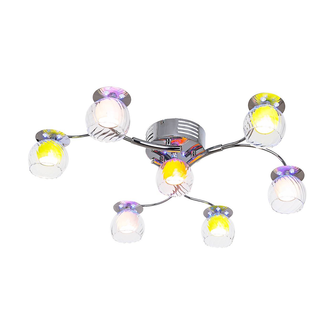 7794/7CR RC MIXLED Потолочная люстра ЭкономСвет 7794 7794/7CR RC MIXLED