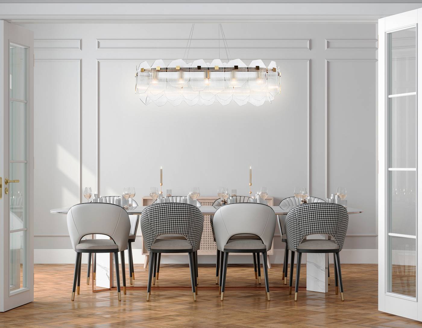 Подвесная люстра Ambrella Crystal LH31255