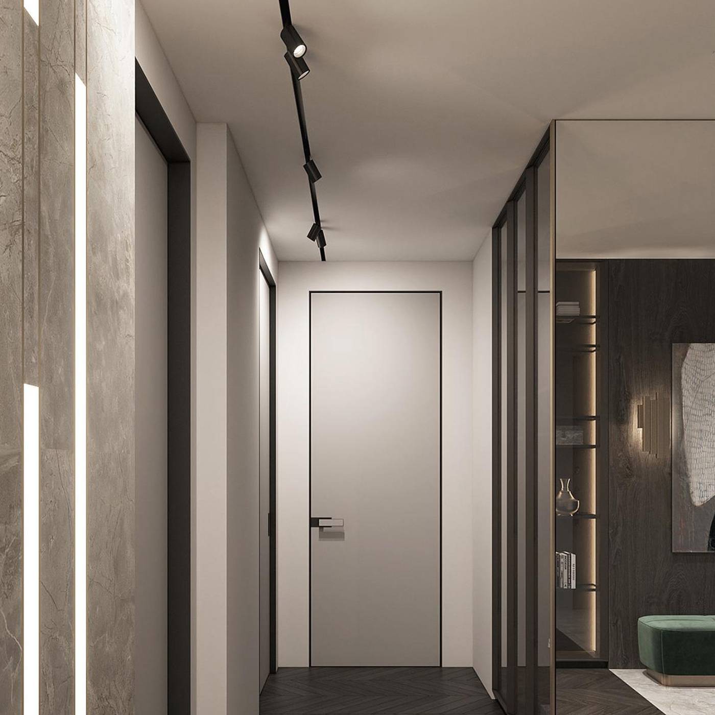 Трековый светильник Uniel ULB-M60-24W/4000K/35 BLACK