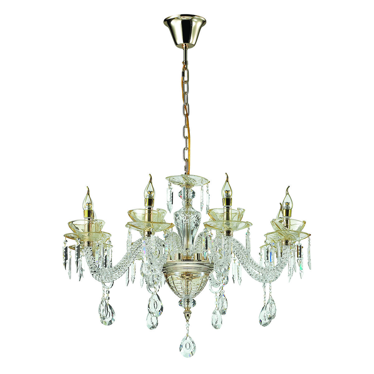4005/6 Подвесная хрустальная люстра Telma Odeon Light 4005/6