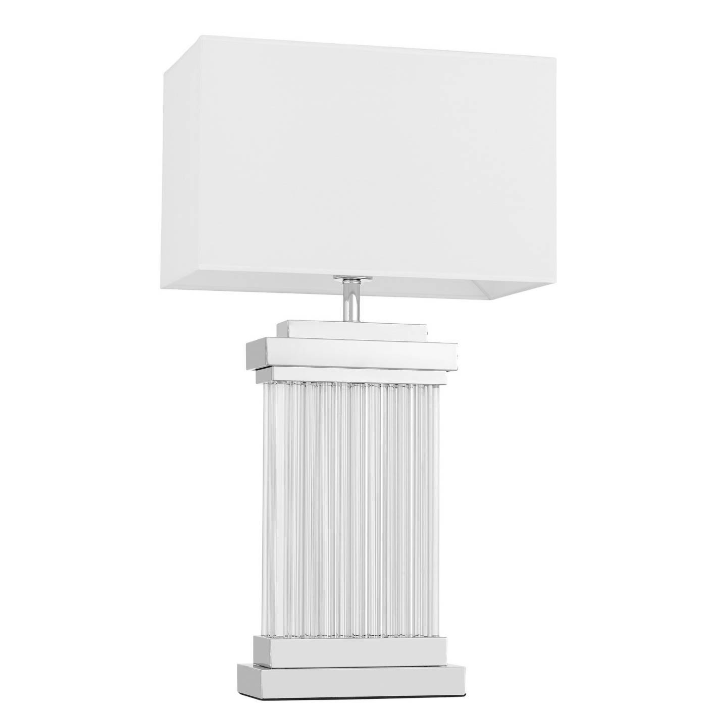 LDT 310 CHR+WT Настольная лампа Lumina Deco Davos LDT 310 CHR+WT