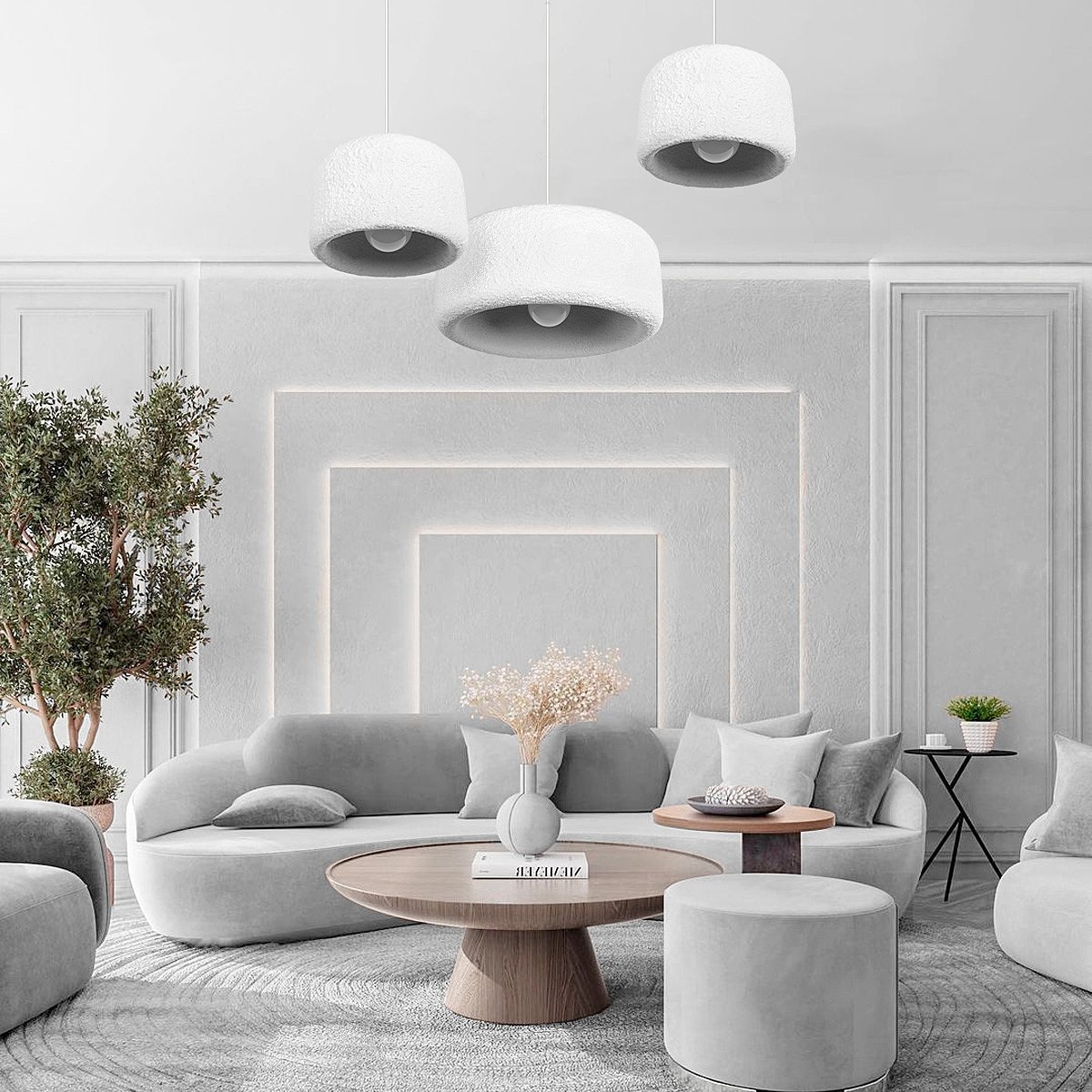 Светильник подвесной Loft It Stone 10252/300 White