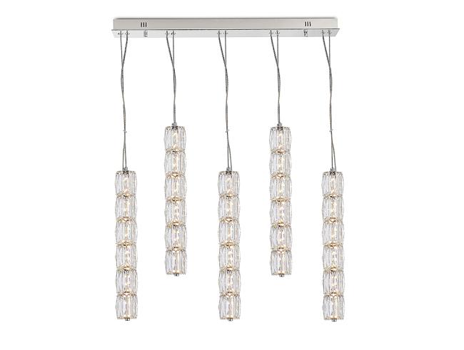 Потолочная чашка 8240 L70*8*H3,5 5 подвесов chrome Потолочная чашка Newport Crystal Потолочная чашка 8240 L70*8*H3,5 5 подвесов chrome