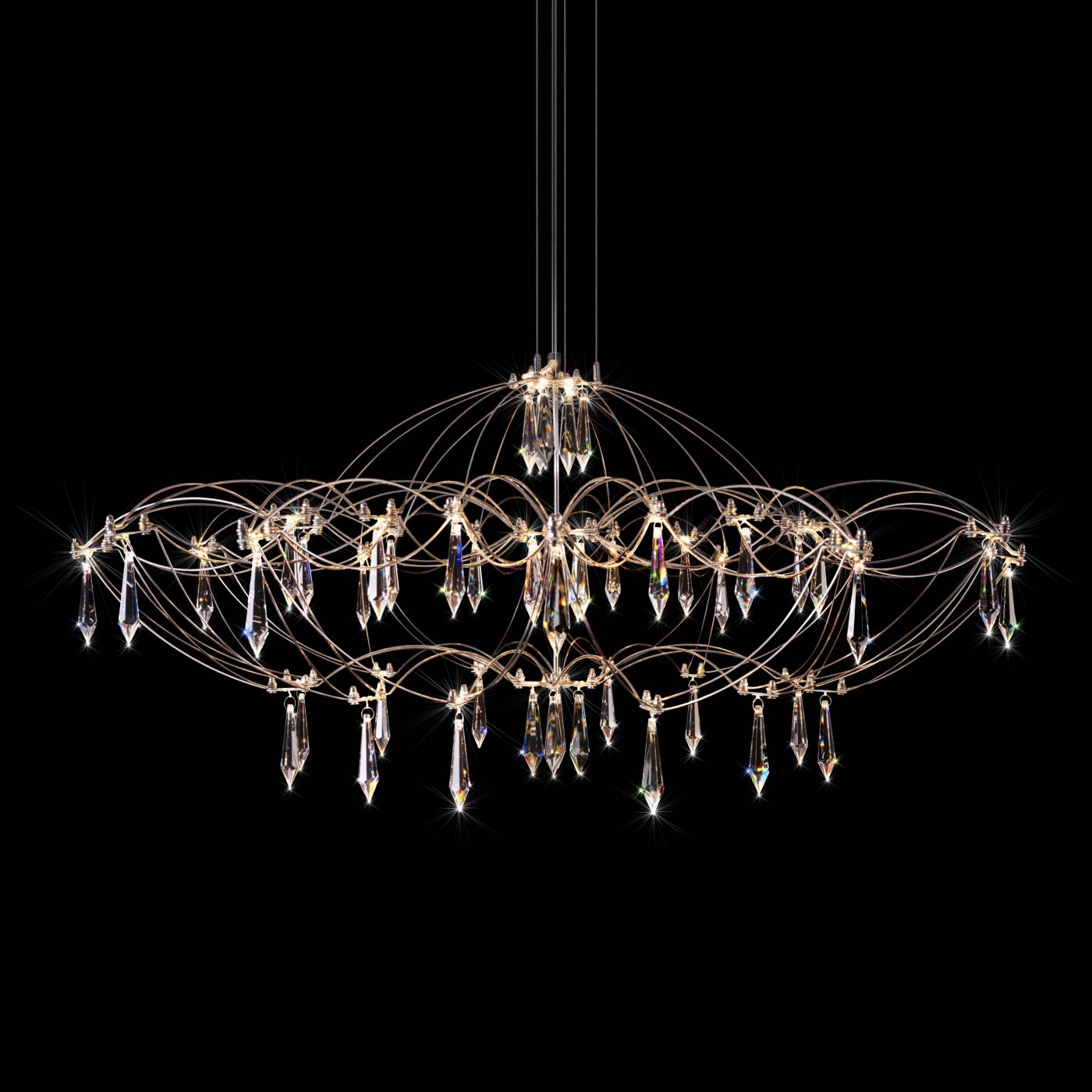 10586/900 Silver Asfour Подвесная люстра Mira Loft It 10586/900 Silver Asfour