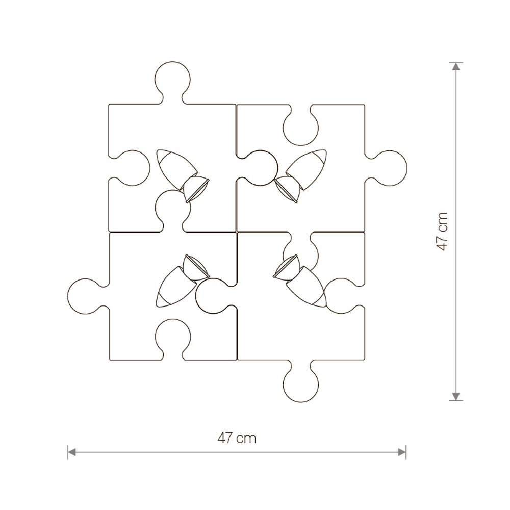 Светильник спот Nowodvorski Puzzle 9728