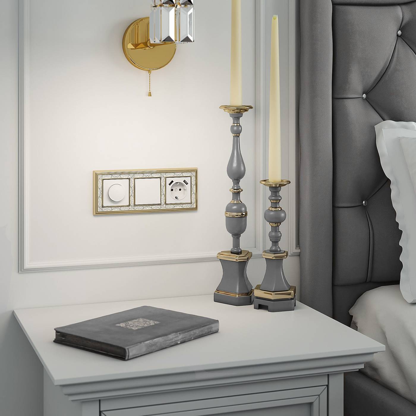 W1113001/ Перекрестный выключатель одноклавишный (белый) Выключатель Werkel W1113001/ Перекрестный выключатель одноклавишный (белый)