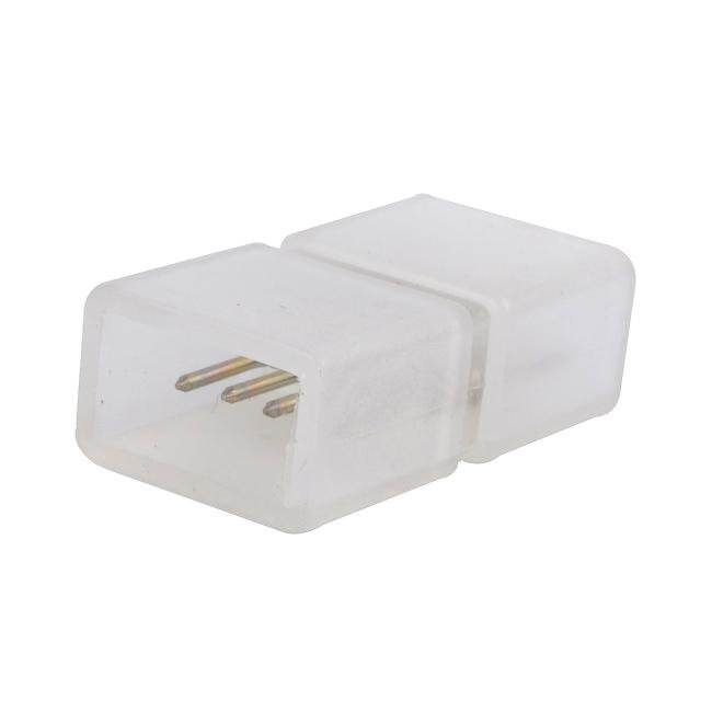 UTC-K-14/B67-RGB CLEAR 005 POLYBAG Соединитель контактный прямой для светодиодных лент 220В 5050 RGB Uniel UTC-K-14/B67-RGB CLEAR 005 POLYBAG