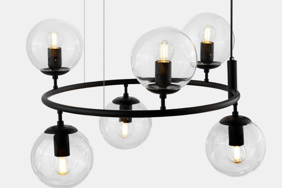LDP 6034-6 RND BK Подвесная люстра Lumina Deco Ceredo LDP 6034-6 RND BK