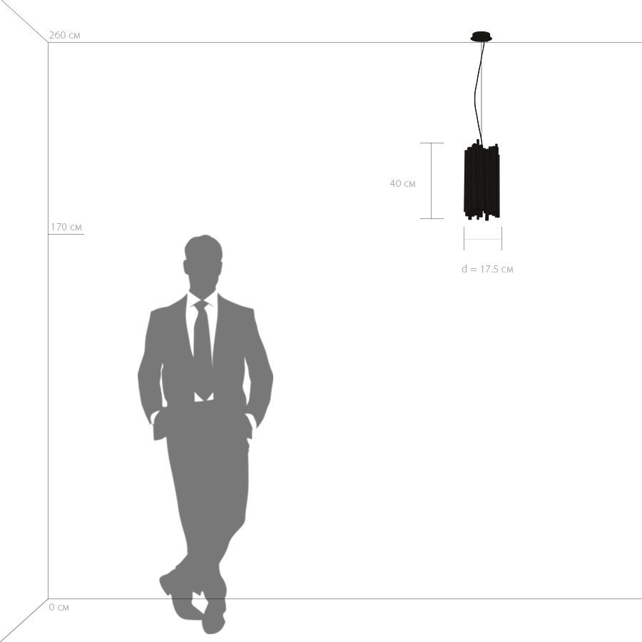 816027 Светильник подвесной Lightstar Savona 816027