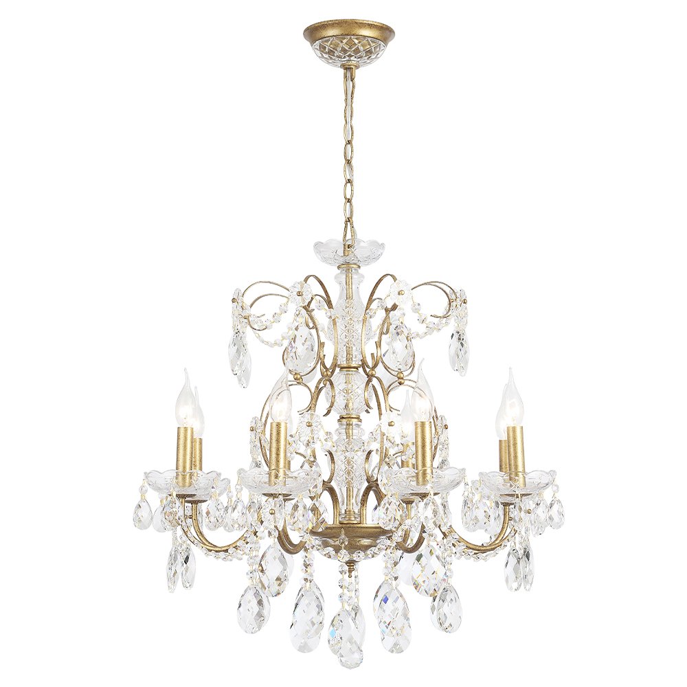 Подвесная люстра Crystal Lux Odelis ODELIS SP8 GOLD