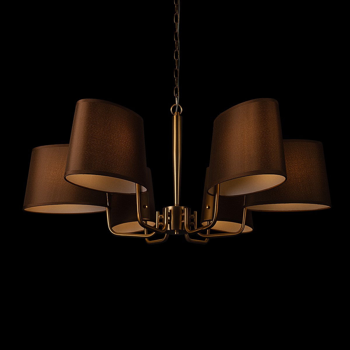 Подвесная люстра Hilton Loft It 10527/6 Brass