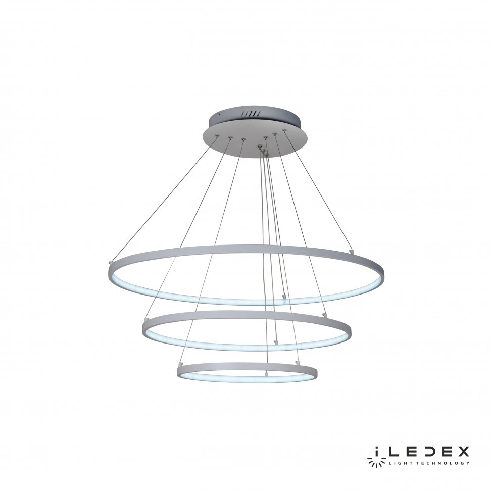 Подвесная люстра ILedex Axis D098-3 (800x600x400) WH