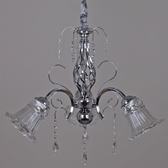 Подвесная люстра 02349-0.4-03 CR+CL