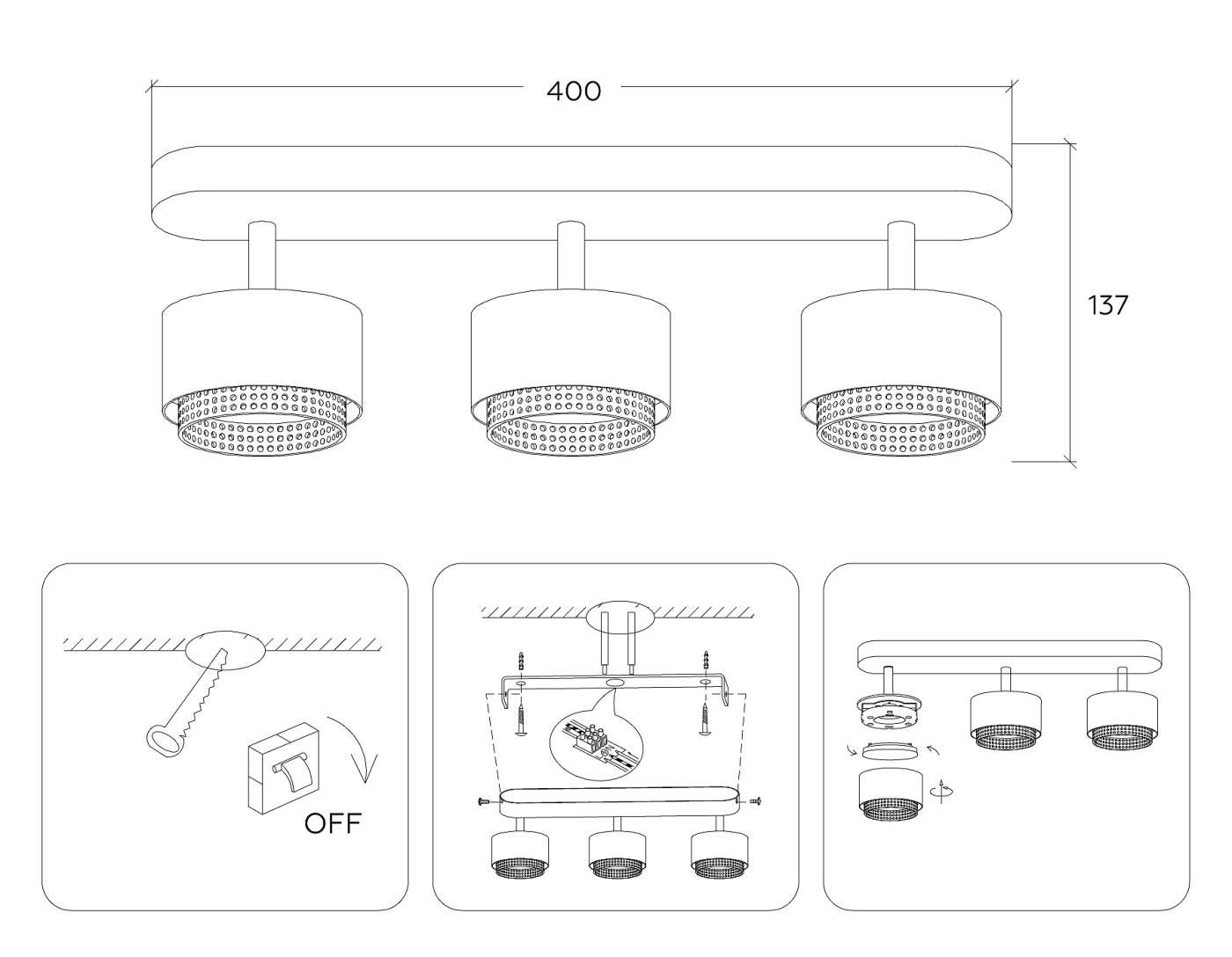 TN71291 Светильник спот Ambrella Techno family TN71291