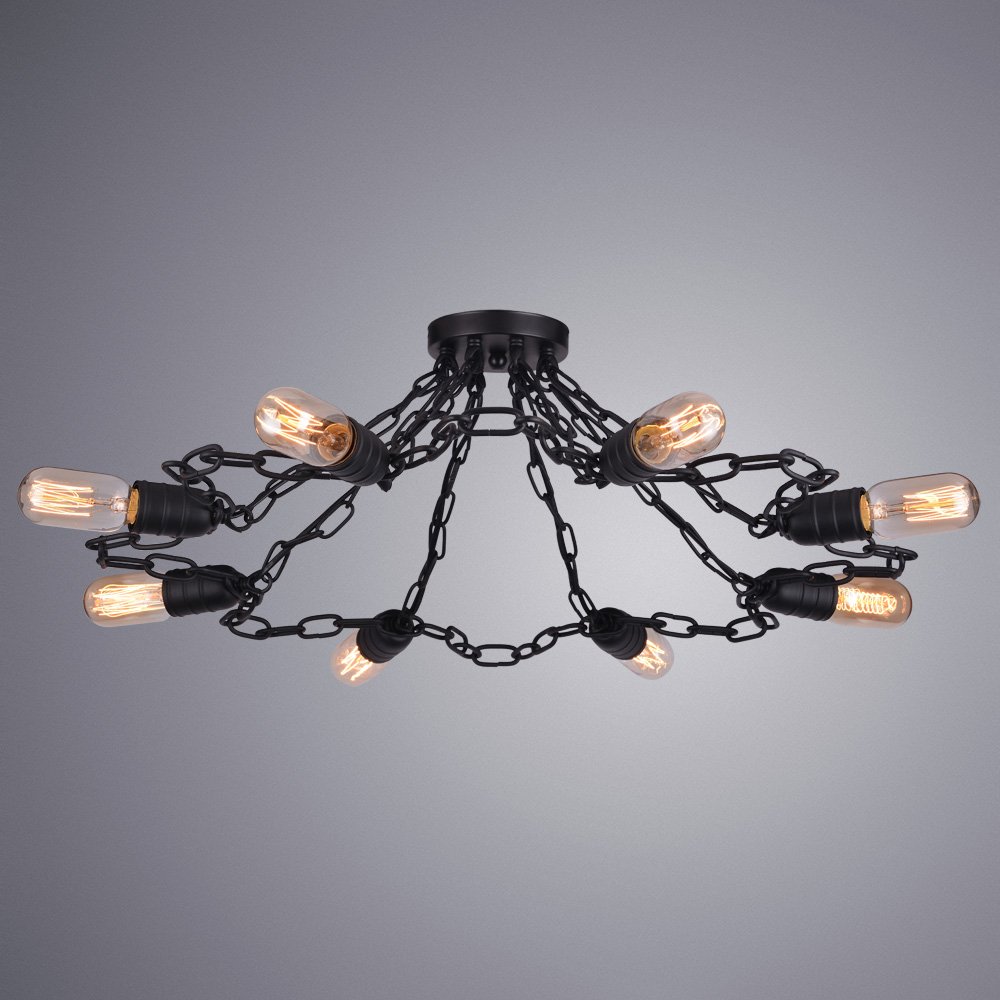 Потолочная люстра Arte Lamp Riverrun A9344PL-8BK