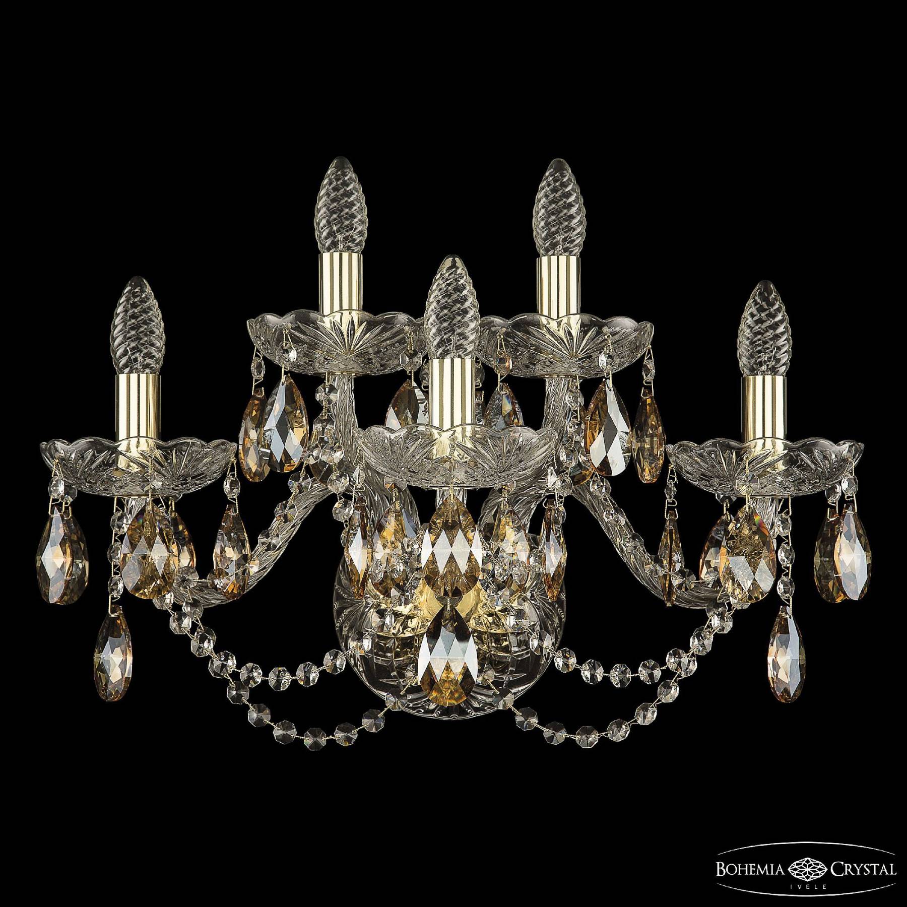 1402B/3+2/195/XL G K721 Настенное бра Bohemia 1402 1402B/3+2/195/XL G K721