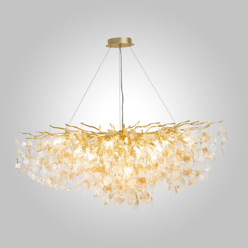 FOREST DL1200 GOLD Подвесная люстра AM Group FOREST DL1200 GOLD