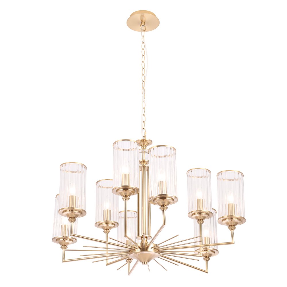 GLORIA SP9 BRASS Подвесная люстра Crystal Lux Gloria GLORIA SP9 BRASS